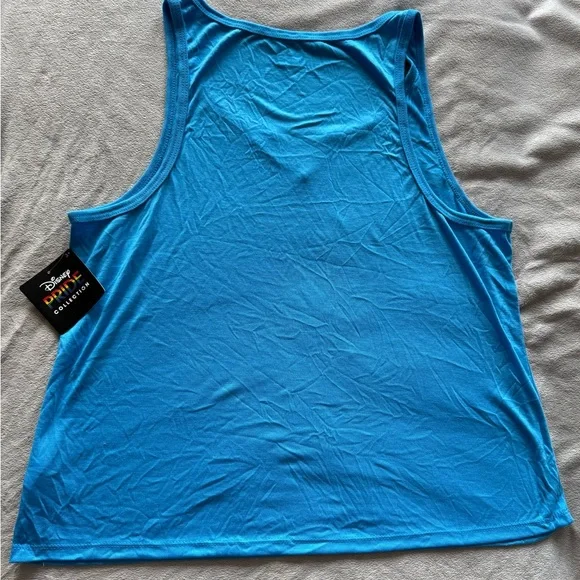 NWT Disney Pride Collection Lilo & Stitch Blue Tank Top Size Large 10-12 - Picture 4 of 4